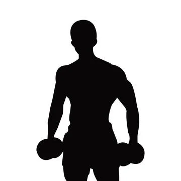 Runner silhouette man vector imege Stock Illustration