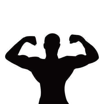 Runner silhouette man vector imege Stock Illustration