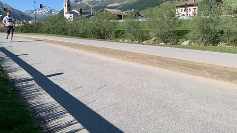 Runner slow motion Stock Footage 113482222