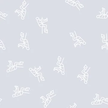 Runner start line seamless pattern sign Illustrazione stock