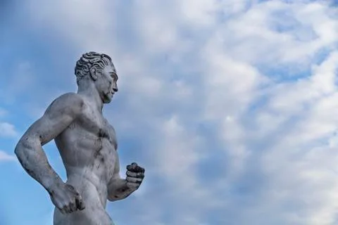 Runner statue Stock Photos
