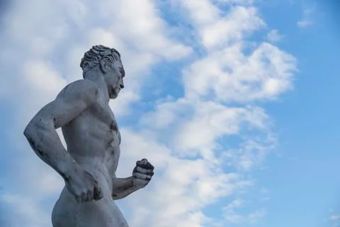 Runner statue Stock Photos