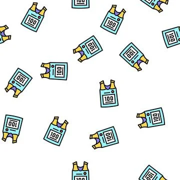 Runner t-shirt vector seamless pattern sign 스톡 일러스트