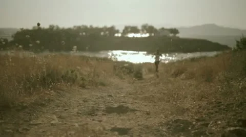 Runner at the training 4 Stock Footage