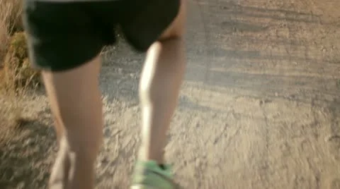 Runner at the training Stock Footage 12125969