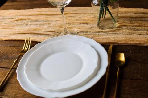 Runner for wedding decor Stock Photos