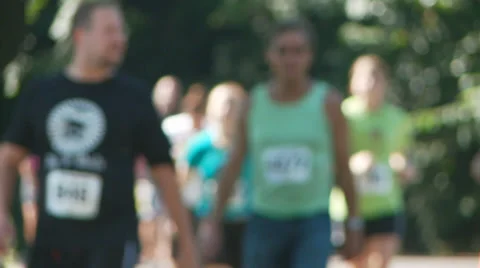 Runners 04 Stock Footage 27819148