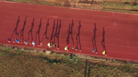 Runners and athletes training 스톡 동영상 187734896