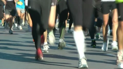 Runners Stock Footage 10593719