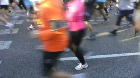 Runners Stock Footage 10593855