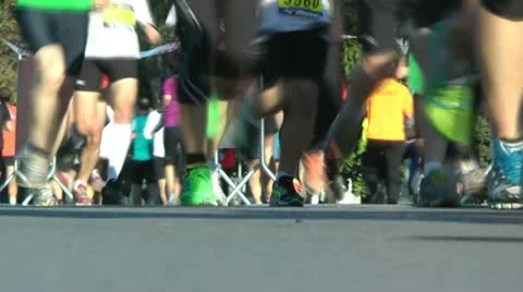 Runners Stock Footage 10600168