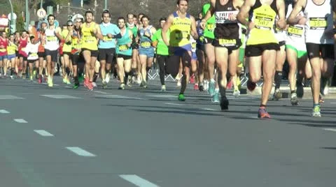 Runners Stock Footage 10600513