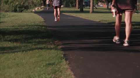 Runners Stock Footage 25562511