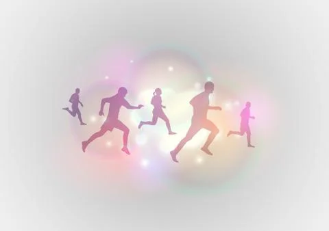 Runners Illustrazione stock