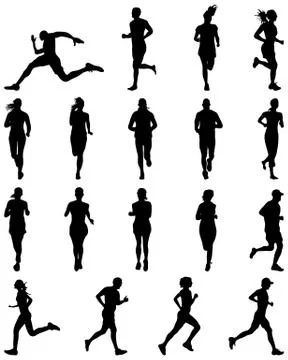 Runners Stock Illustration