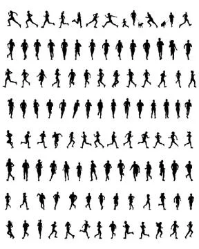 Runners Illustrazione stock