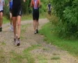 Runners Jogging In Race SD Footage