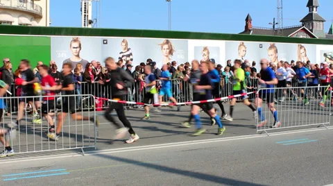 Runners keep coming Stock Footage 36783257