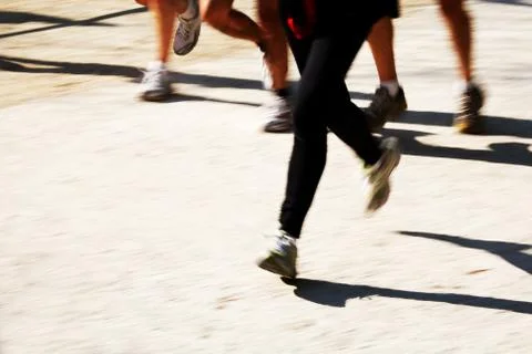 Runners legs Stock Photos