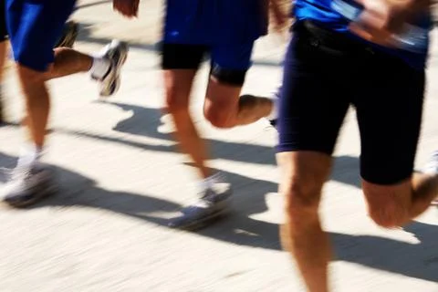 Runners legs Stock Photos
