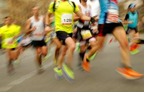 Runners legs Stock Photos