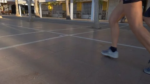 Runners in Marbella Stock Footage 202575103