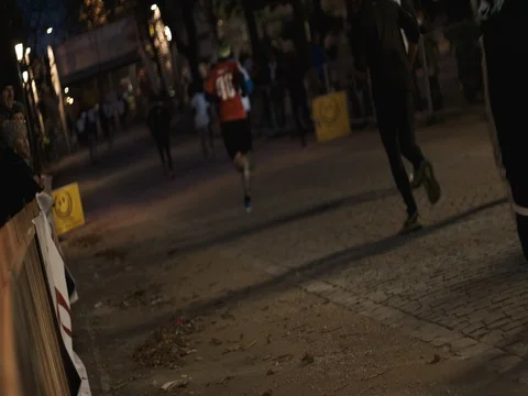 Runners slowmotion Stock-Footage 83784471