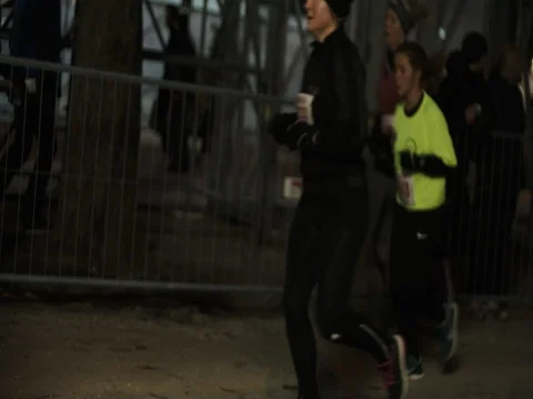 Runners slowmotion Stock Footage 83785702
