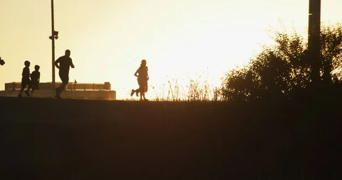 Runners3 Stock Footage 95581007