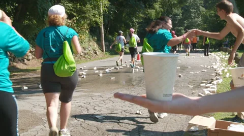 RunnerWater01.mp4 Stock Footage 27819117