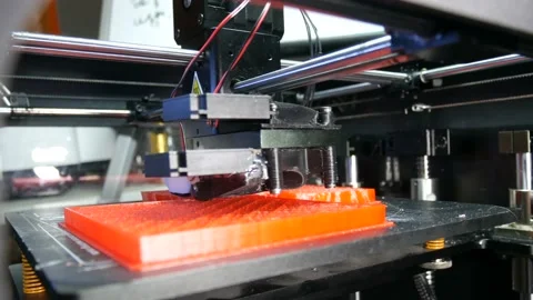 Running 3d printer 動画素材 89659295