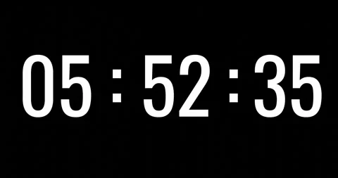 Running and counting time Stock Footage 248482807