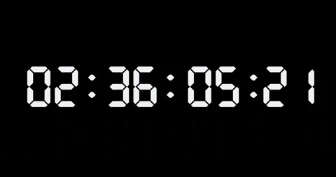 Running and counting time Video stock 254044132