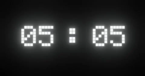 Running and counting time Stock Footage 254044242