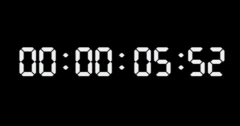 Running and counting time Stock Footage 254044662