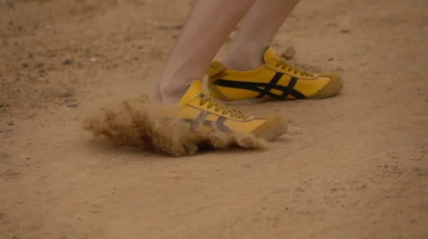 Running And Feet Slide Stock Footage 61775809