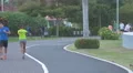 Running and walking in the park in Panama 4k or 4k+ Resolution