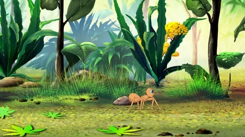 Running ant Stock Footage 115759780