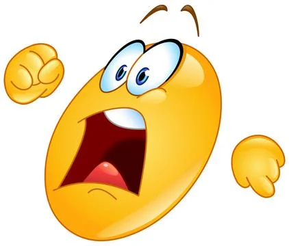 Running away Emoticon Stock Illustration