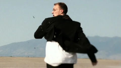 Running Away Stock Footage 623439