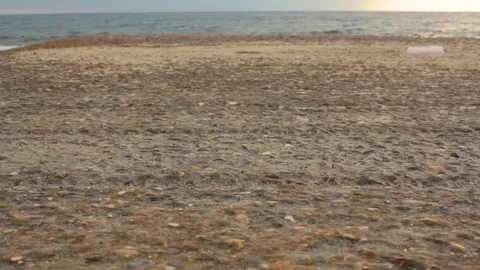 Running on the beach Stock Footage 125911806