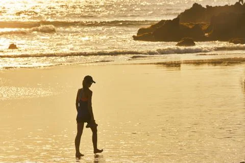 Running on the Beach Stock Photos