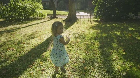 Running Between the Trees Stock-Footage 74197419