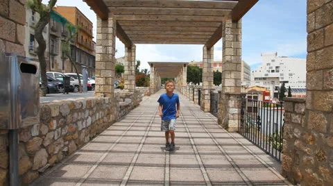 Running boy Stock Footage 25363251