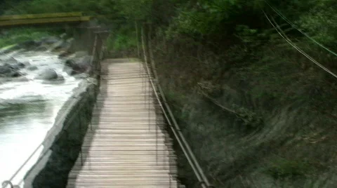Running on the Bridge  Video stock 285794