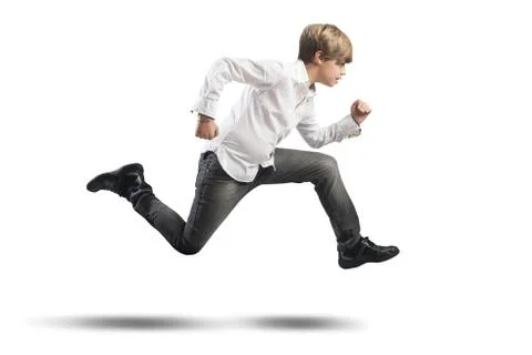 Running child Stock Photos