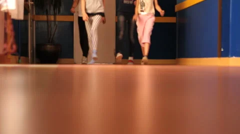 Running children Stock Footage 41679261