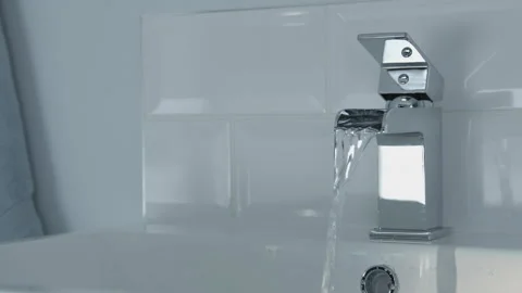 Running Chrome Tap  Stock Footage 260325485