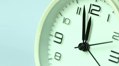 Running Clock Stock Footage 74759052