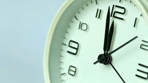 Running Clock Stock Footage 74759063
